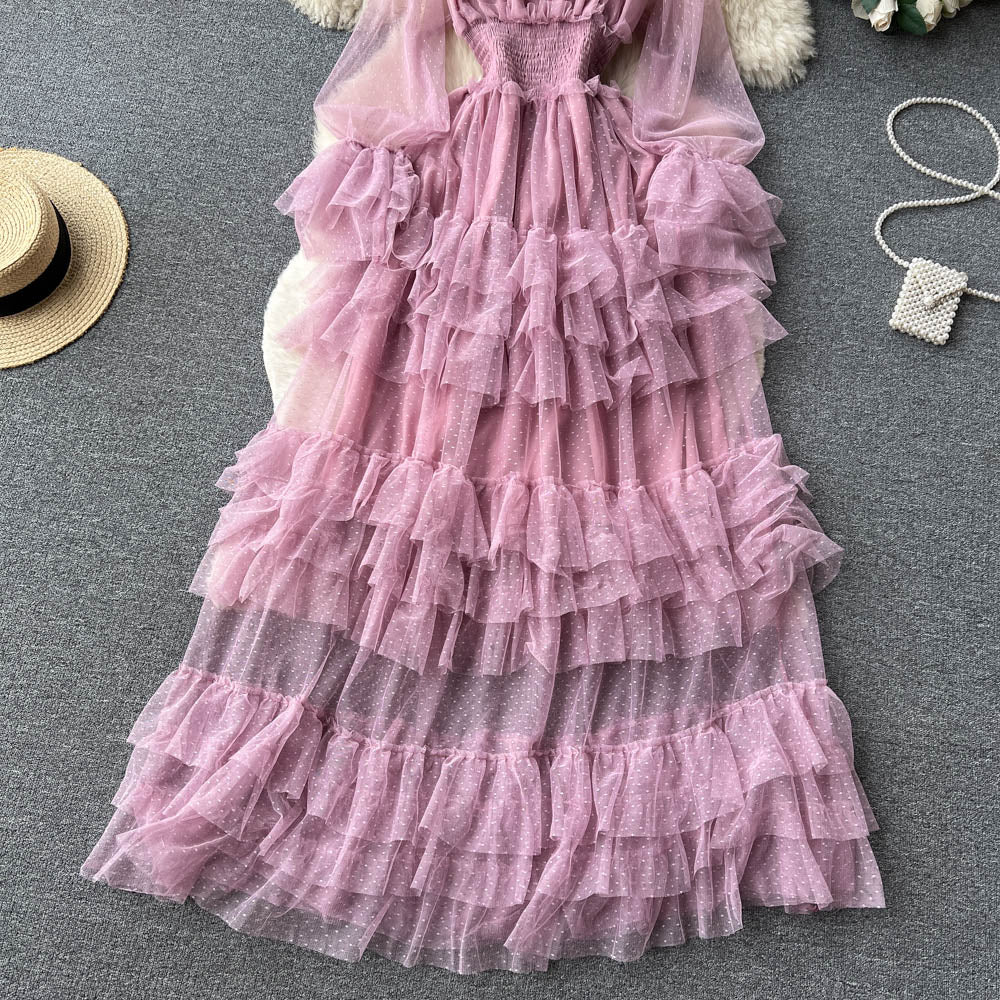 Cadenza's Cake Mesh Party Dress