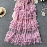 Cadenza's Cake Mesh Party Dress