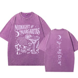 Vintage Washed Midnight Margaritas Cotton T-Shirt Practical Magic Tee