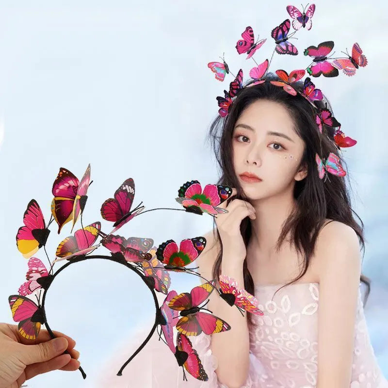 Fluttering Butterfly Headband Spring Fascinator