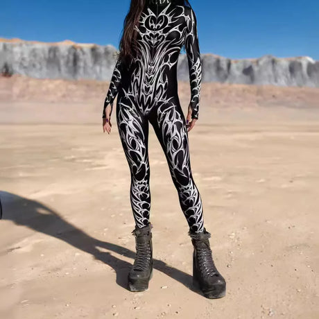Multicolour Goddess Jumpsuit Cosplay Rave Festival Party Outfit