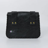 Spring Cherry Blossom Faux Leather Belt Bag Medieval Cosplay