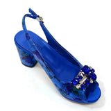 Spring Garden Party Shoes And Matching Bag Set