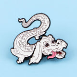 Neverending Story Falkor Luck Dragon Enamel Pins Brooches Badge Lapel Pin