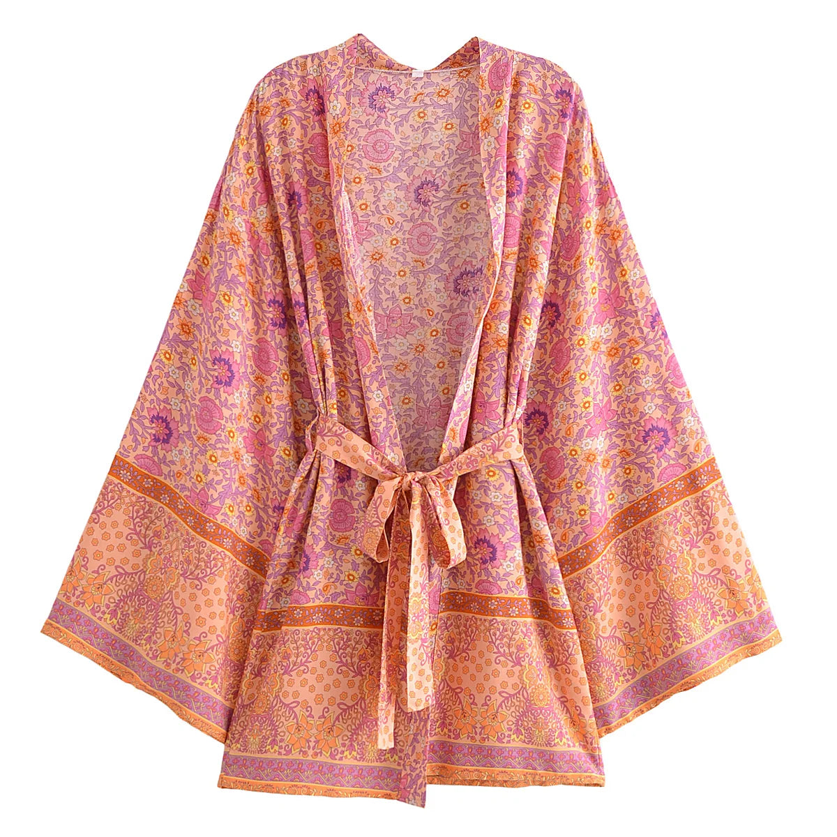 Boho Cover Ups Short Kimono