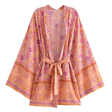 Boho Cover Ups Short Kimono