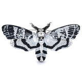 Enamel Death Moth Brooches Pins