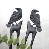Raven Hair Stick Viking Hair Accessories
