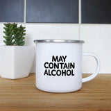 Definitely Not Coffee Enamel Mugs