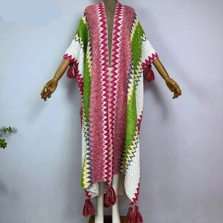 Huggelicious Tassel Knitted Long Cardigans 30 Colours