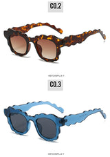 Lucy's Square Jelly Sunglasses Gradient Shades UV400