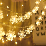 Snowflake Xmas Tree LED String Lights Christmas Decoration