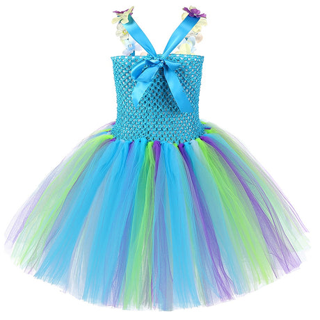 Flower Fairy Costumes Party Tutus Kids Halloween Fancy Dress