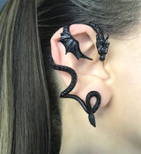 Dragon Left Stud Earring Ear Cuff