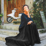 Flower's Cotton Maxi Skirt