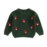 Childrens' Embroidered Mushroom Sweater
