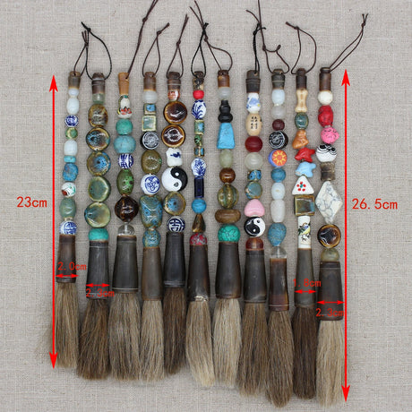 Bead Handle Calligraphy Artist Brush