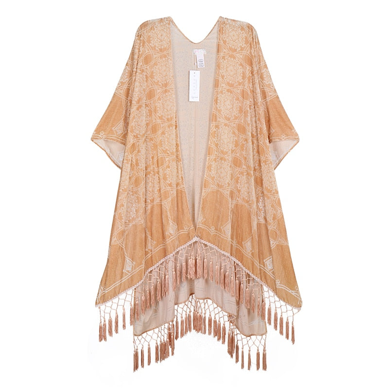 Stevie's Velvet Boho Tassel Kimonos