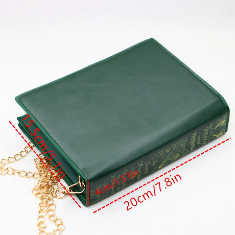 Pride and Prejudice Green Purse Handbag for Book Lovers
