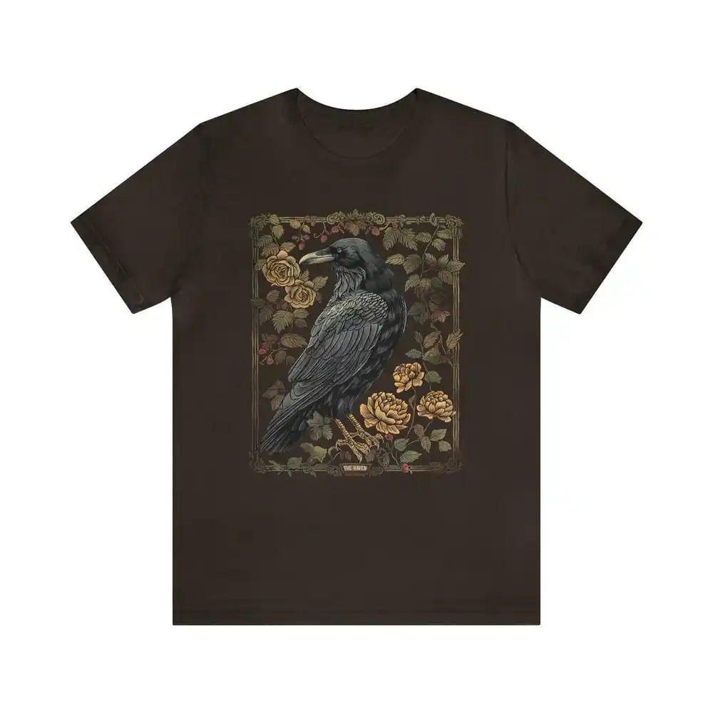 Raven T-Shirts Goblincore Gothic Witchy Dark Academia Tee