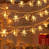 Snowflake Xmas Tree LED String Lights Christmas Decoration