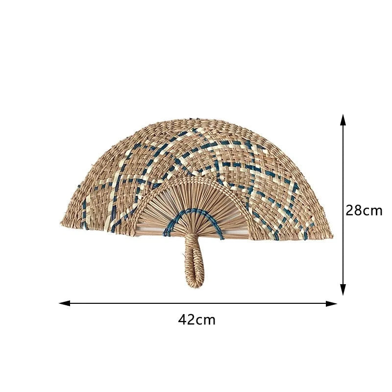 Seagrass Fan African Woven Straw Sea Grass Wall Hanging