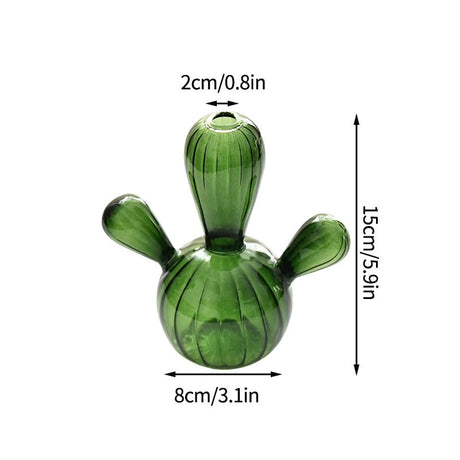 Cactus Glass Vase Hydroponics Plant Vase