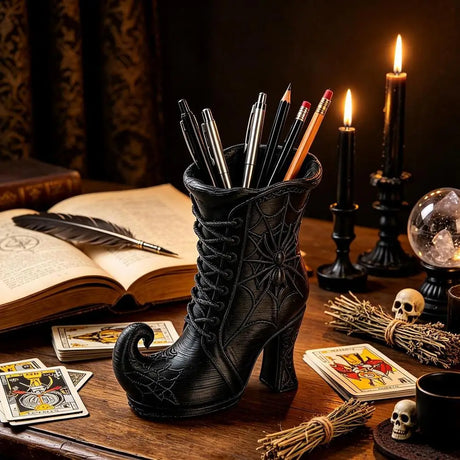 Witch's Boot Pen Holder Vase 3D Printed Decor Gift