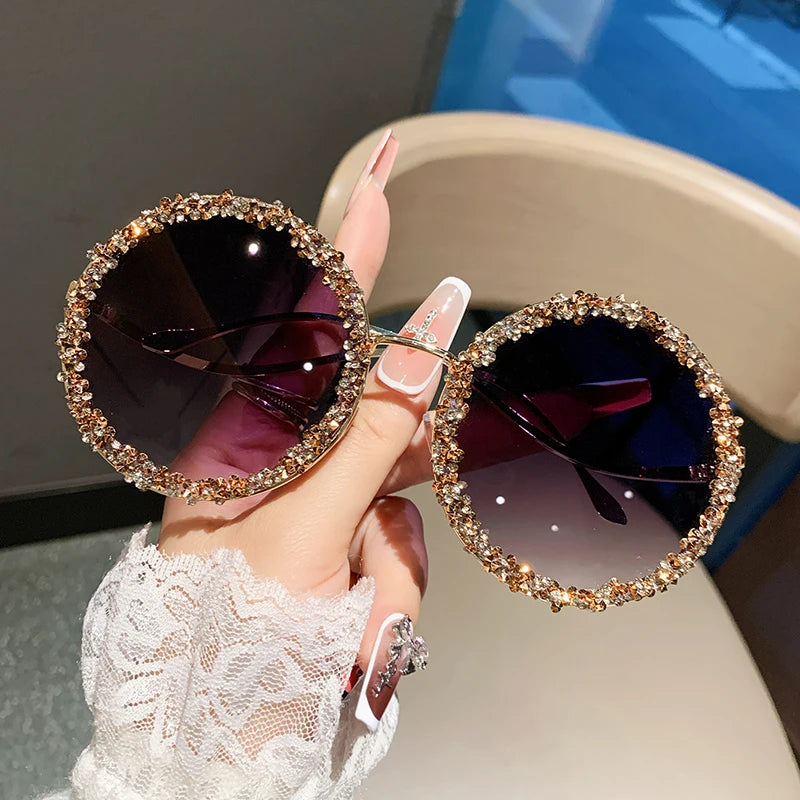 Diamond Moon Fun Glasses Sunglasses