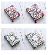 Colouring Notebooks Hardcover Art Journal 148 Sheets Illustrated Diary