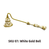 Candle Snuffers Enamel Diamonte Encrusted Long Handle Candle Extinguishers Home Decor
