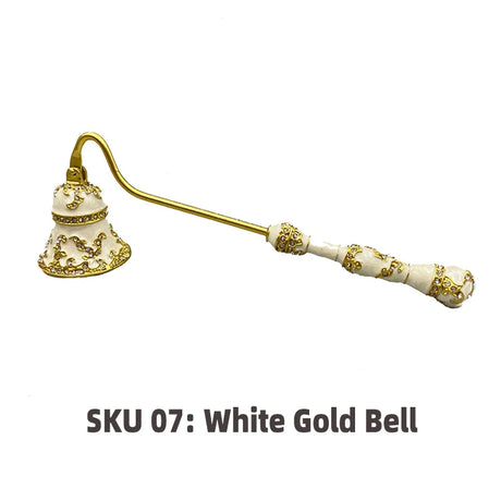 Candle Snuffers Enamel Diamonte Encrusted Long Handle Candle Extinguishers Home Decor
