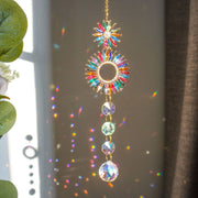Star, Sun, Heart Crystal Sun Catchers Hanging Rainbow Prisms
