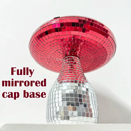 Disco Mushroom Mirror Ball Ornament Home Decor