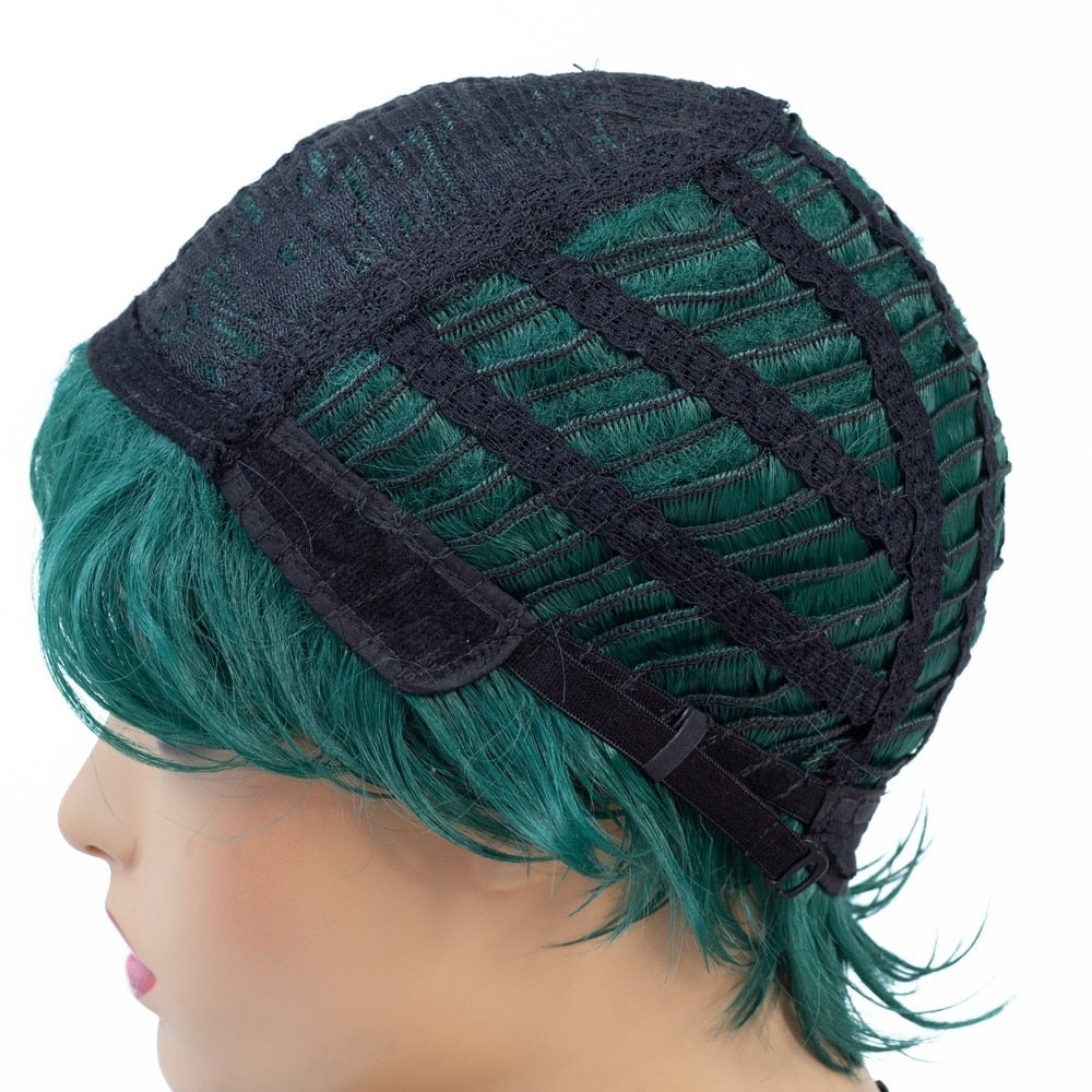 Ocean Green Short Cosplay Wig