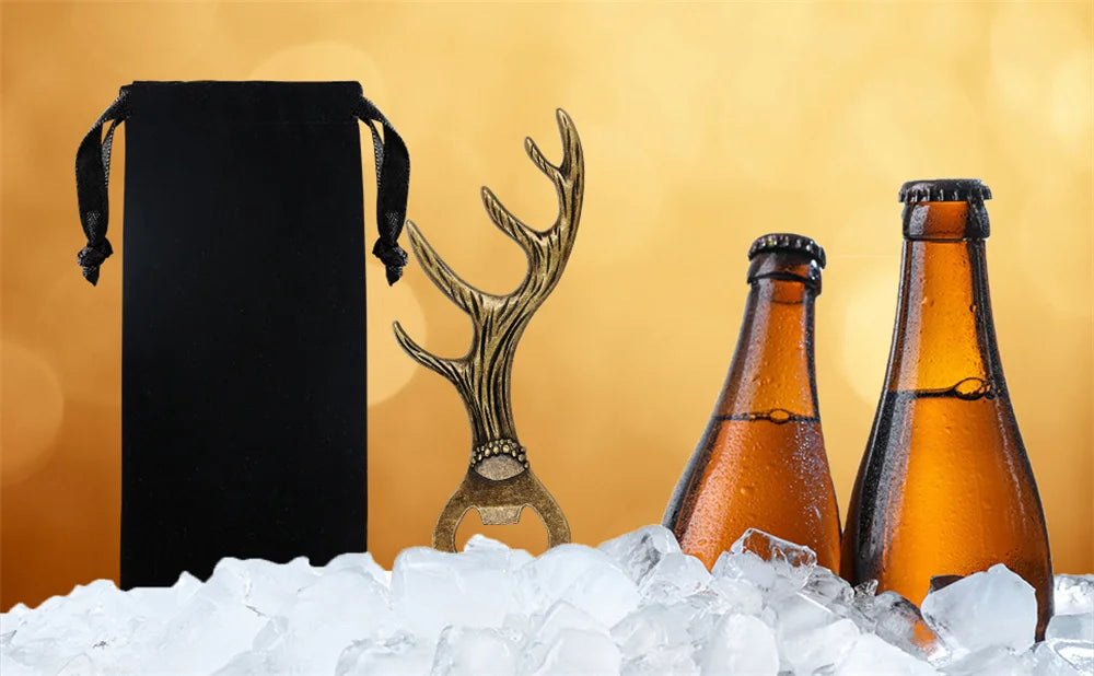 Elk Antler Beer Bottle Openers