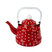 Enamel Tea Kettle 1.1L, 17L or 2.5L Stove Top Tea Pot No Whistling