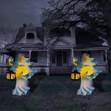 Halloween Ghost Lantern Resin Statue