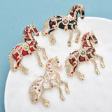 Carnival Horse Brooches