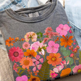Pressed Flower T-shirt Nature Lover Tee Gardener Gift