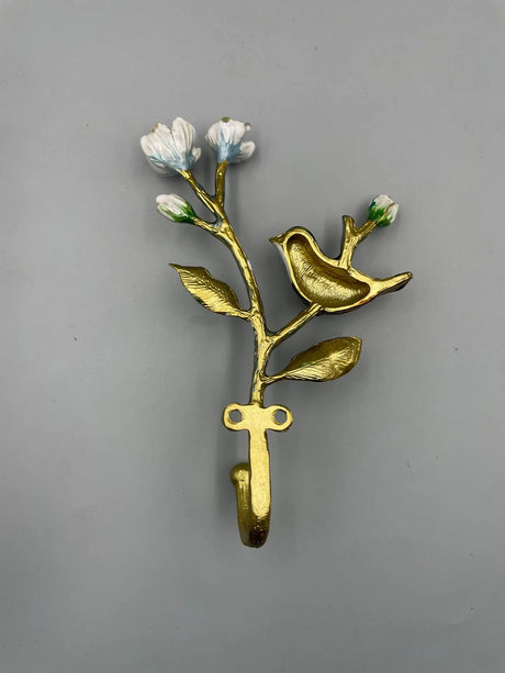 Enamel Flower Decorative Wall Hooks