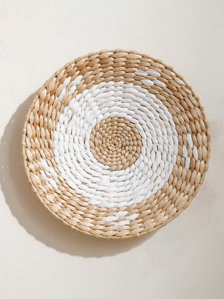 Seagrass Wall Basket Boho Home Decoration Handmade Natural Wall Art