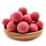 FIFTY 2cm Wool Felt Balls 100% Wool DIY Handmade Craft Supplies