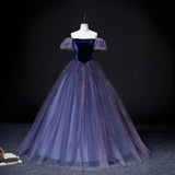 Aurora's Purple Gradient Custom Made Evening Gown Formal Dress