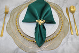 6Pcs Gold Bee Napkin Rings Table Decoration
