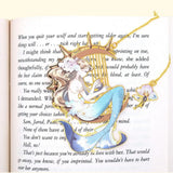 Mermaid Metal Bookmark for the Book Lover