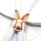 6Pcs Woodland Bunny Napkin Rings