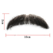 Invisible Fake Mustache Beard Trimmable Theatrical Facial Hair for Men
