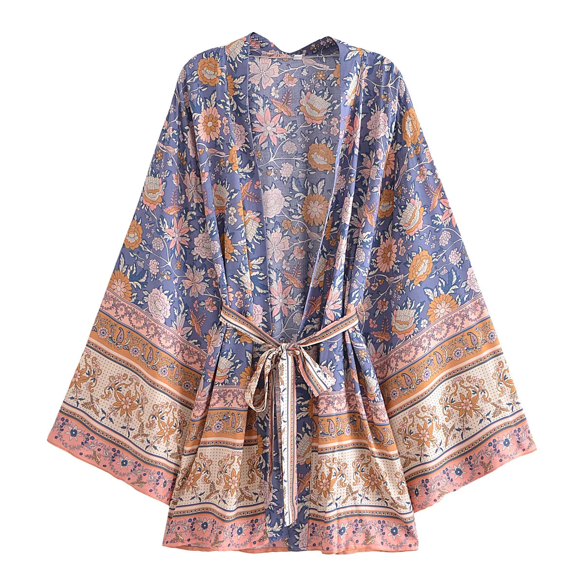 Boho Cover Ups Short Kimono