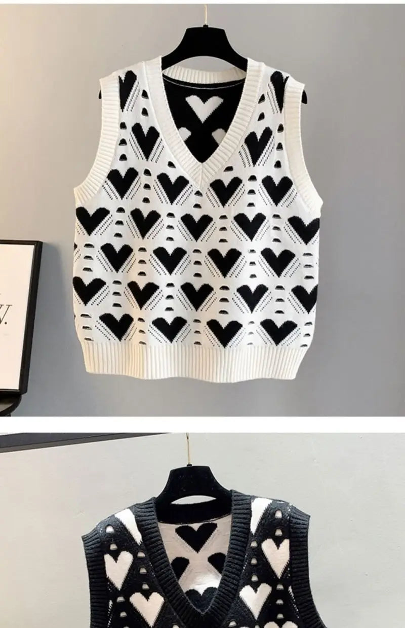 Love Heart Sweater Vest